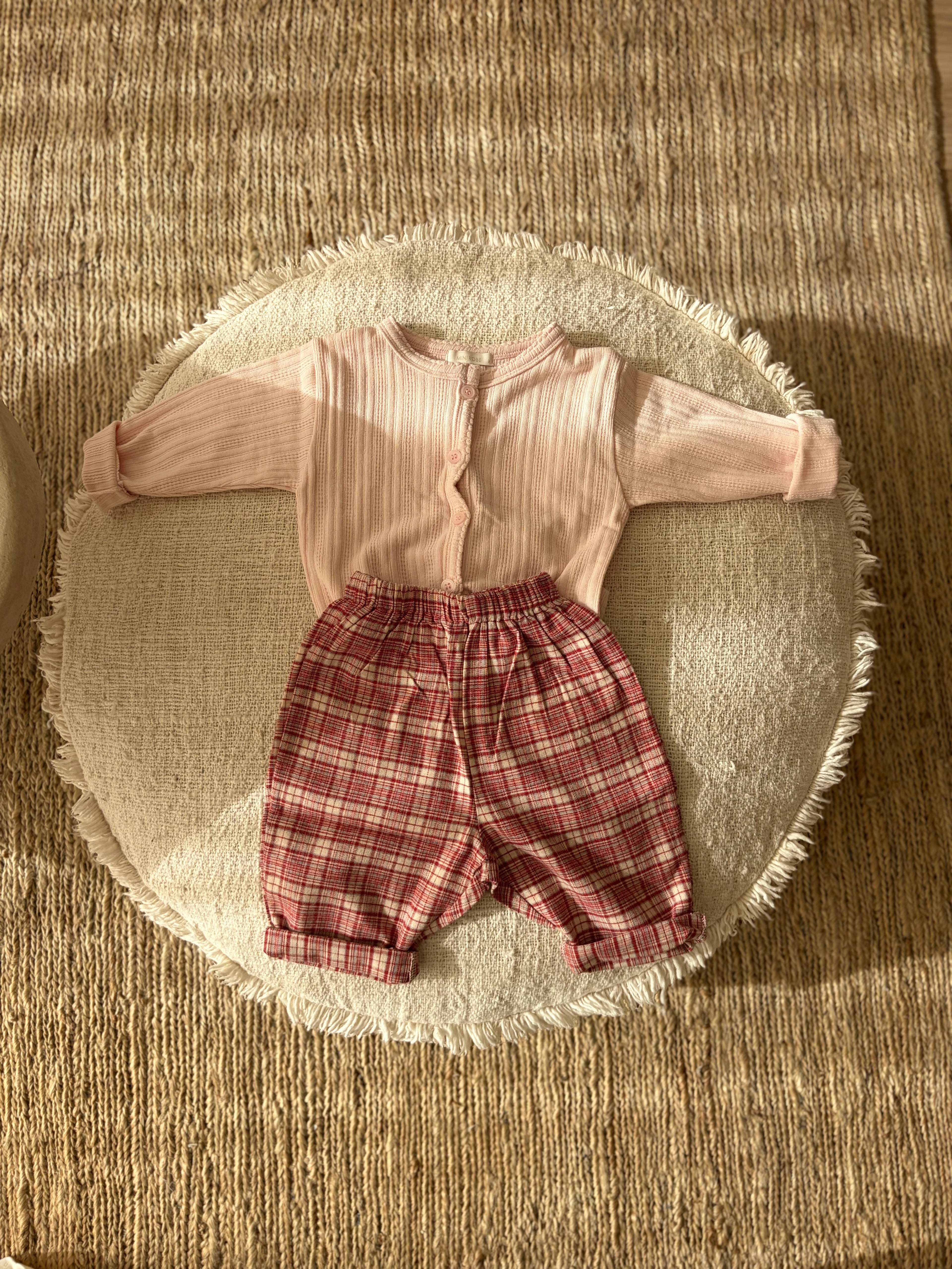 Bebe geruite broek 