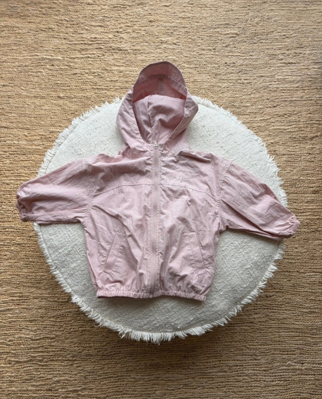 Roze windbreaker