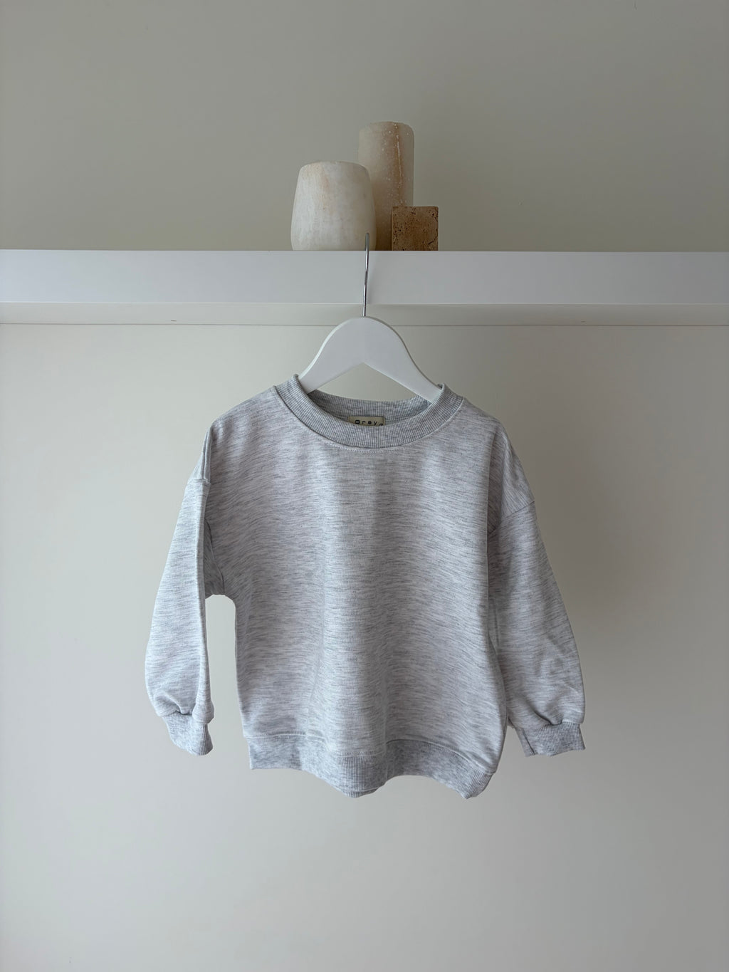 Oversized sweater - grijs