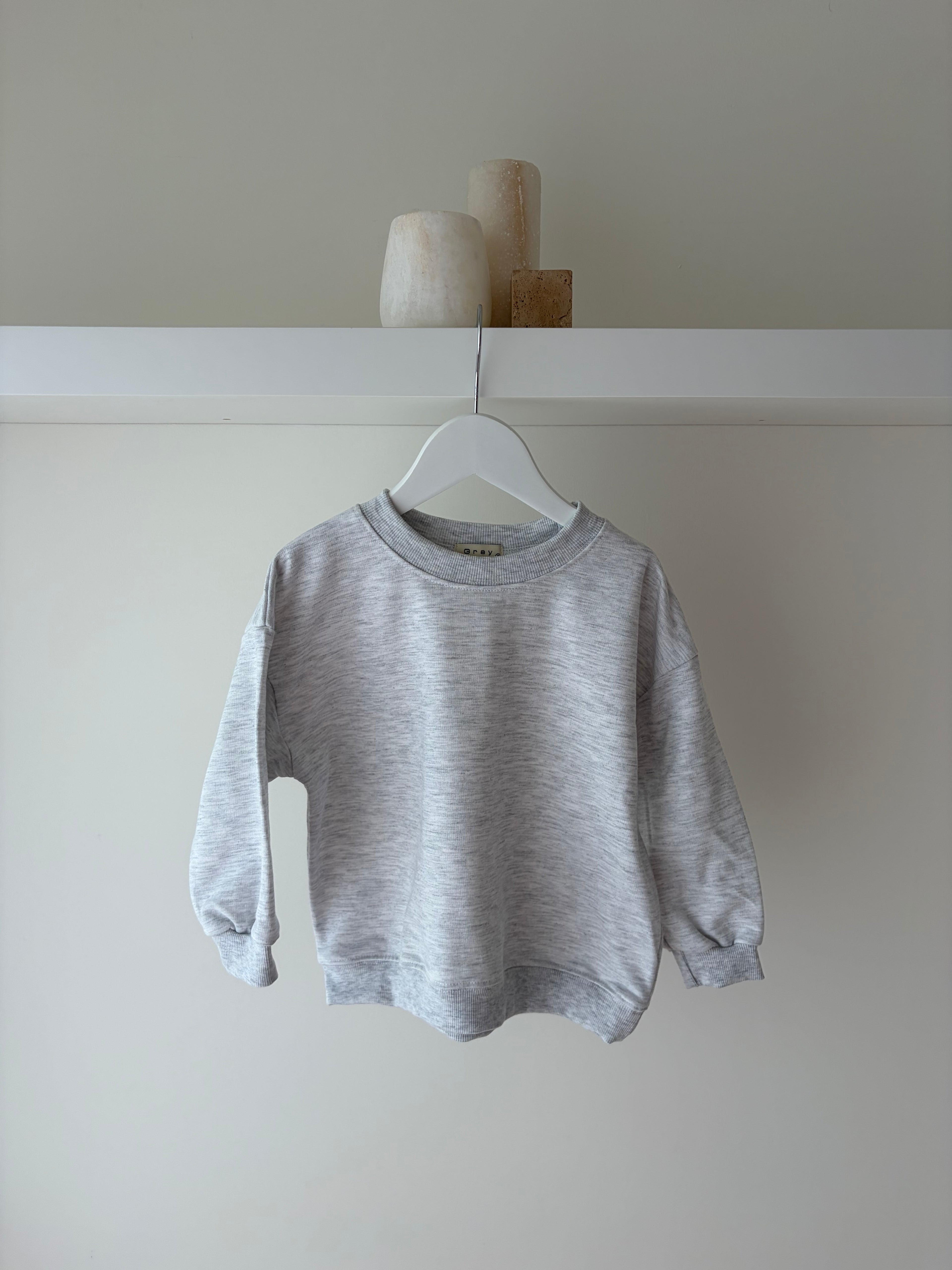 Oversized sweater - grijs