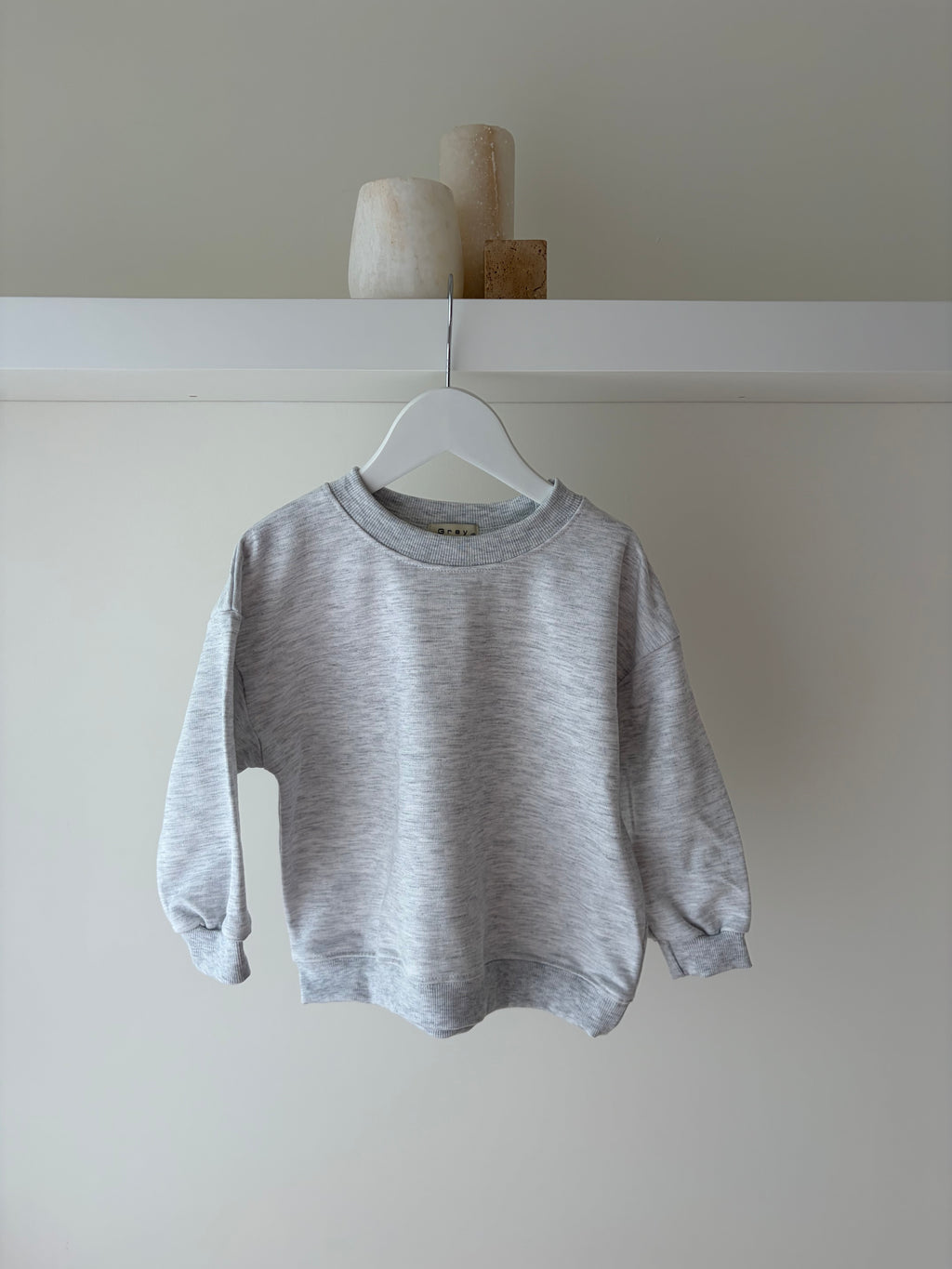 Oversized sweater - grijs