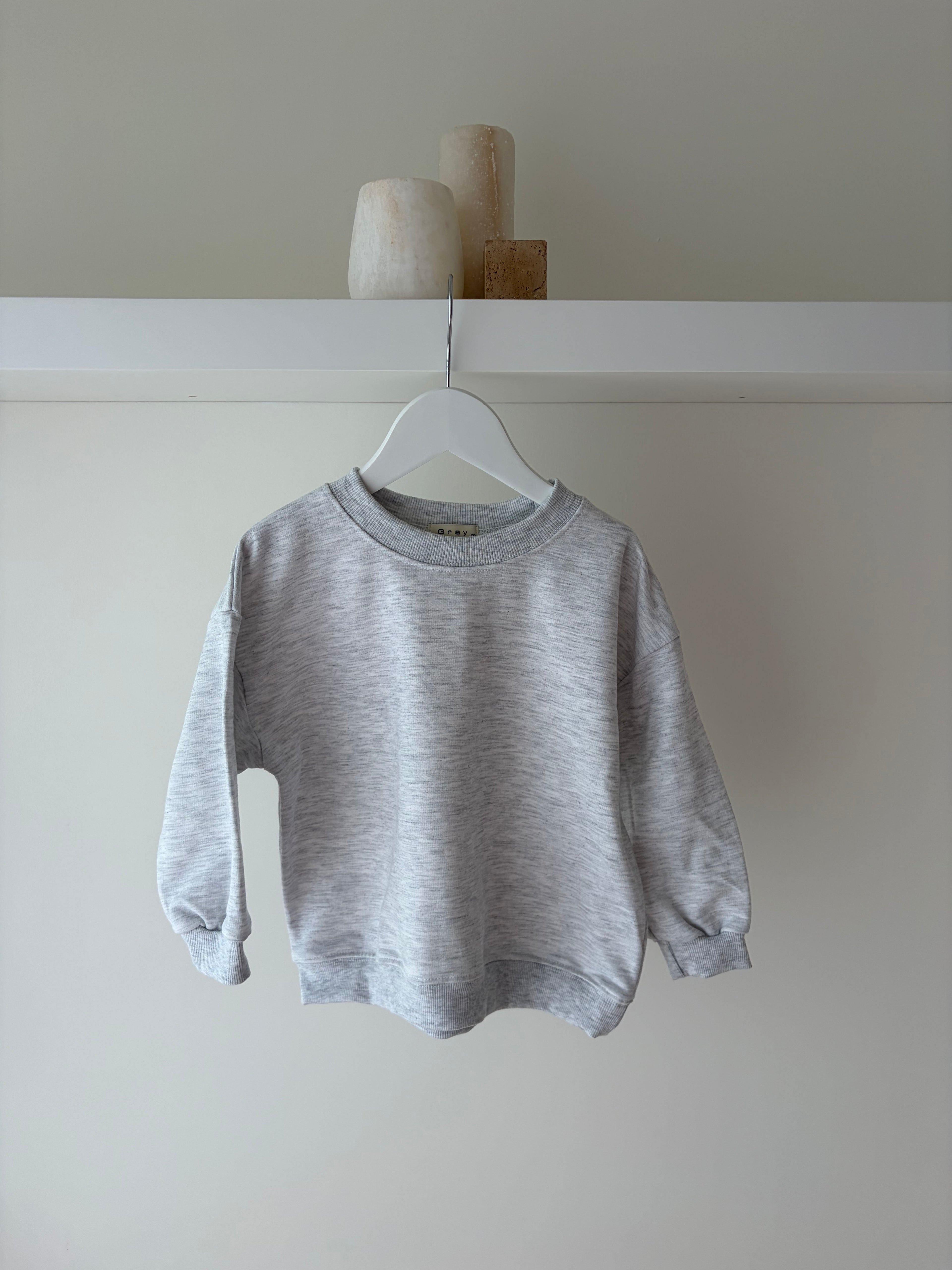 Oversized sweater - grijs