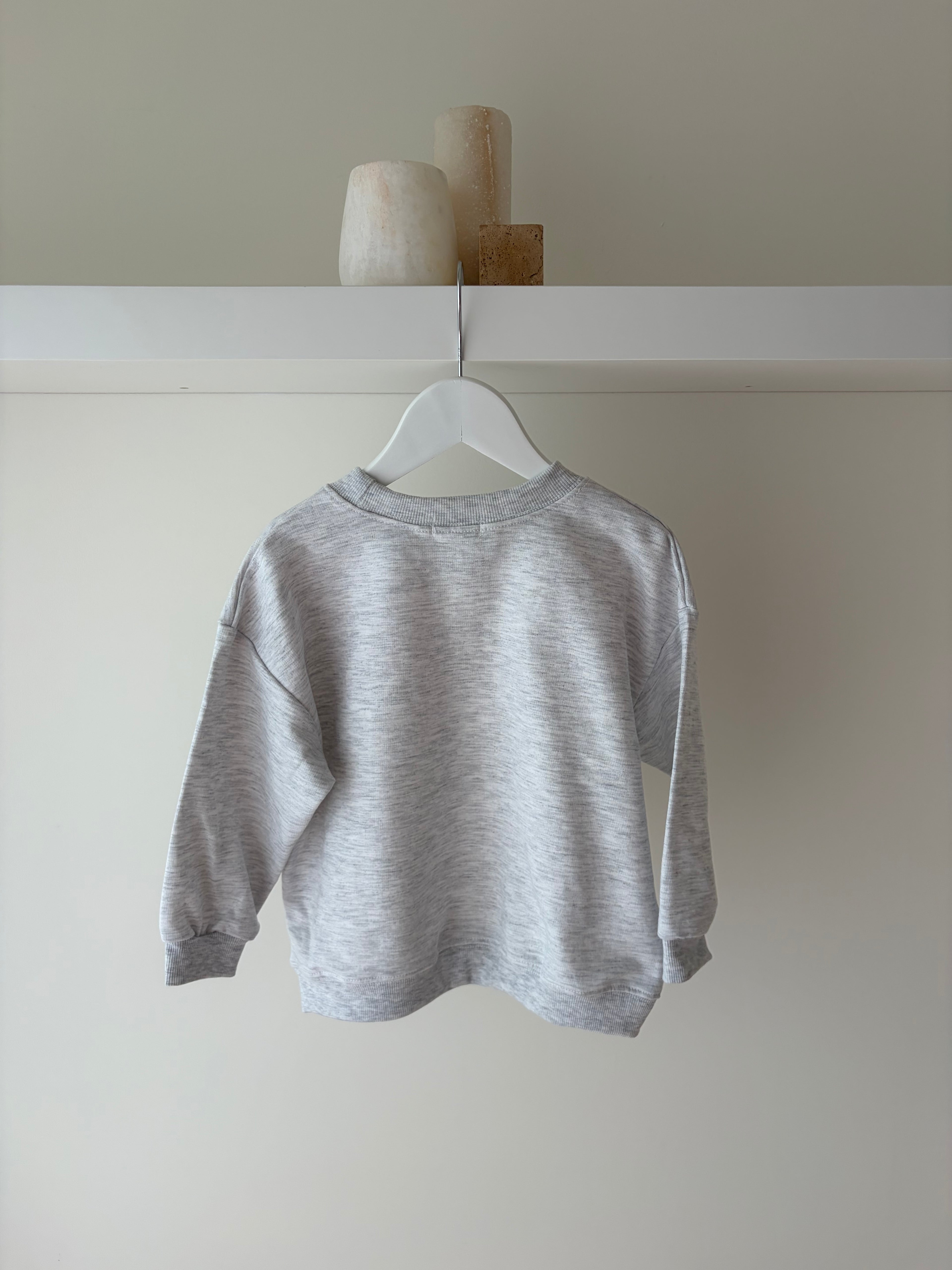 Oversized sweater - grijs