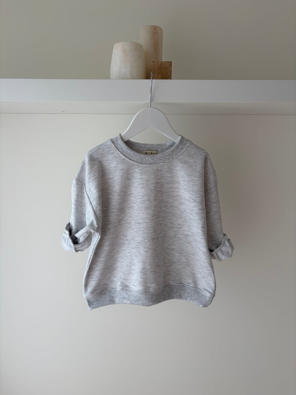 Oversized sweater - grijs