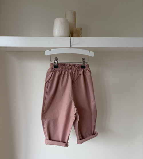 Baggy broek - zachte kleur & relaxte fit