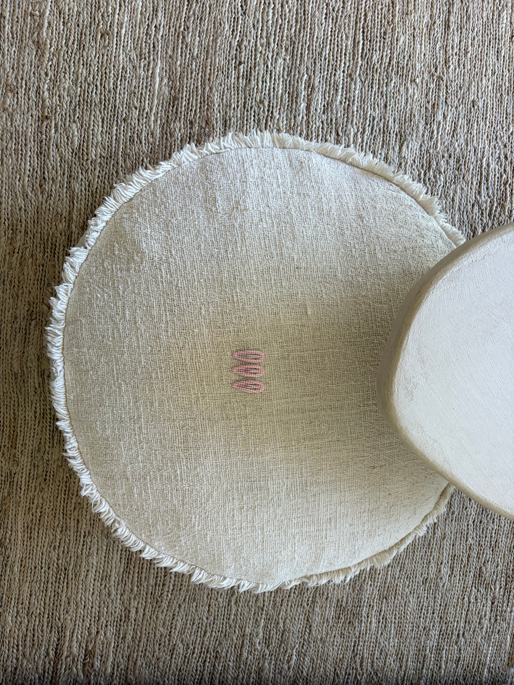 Roze haarspeldjes met strepen - set van 3