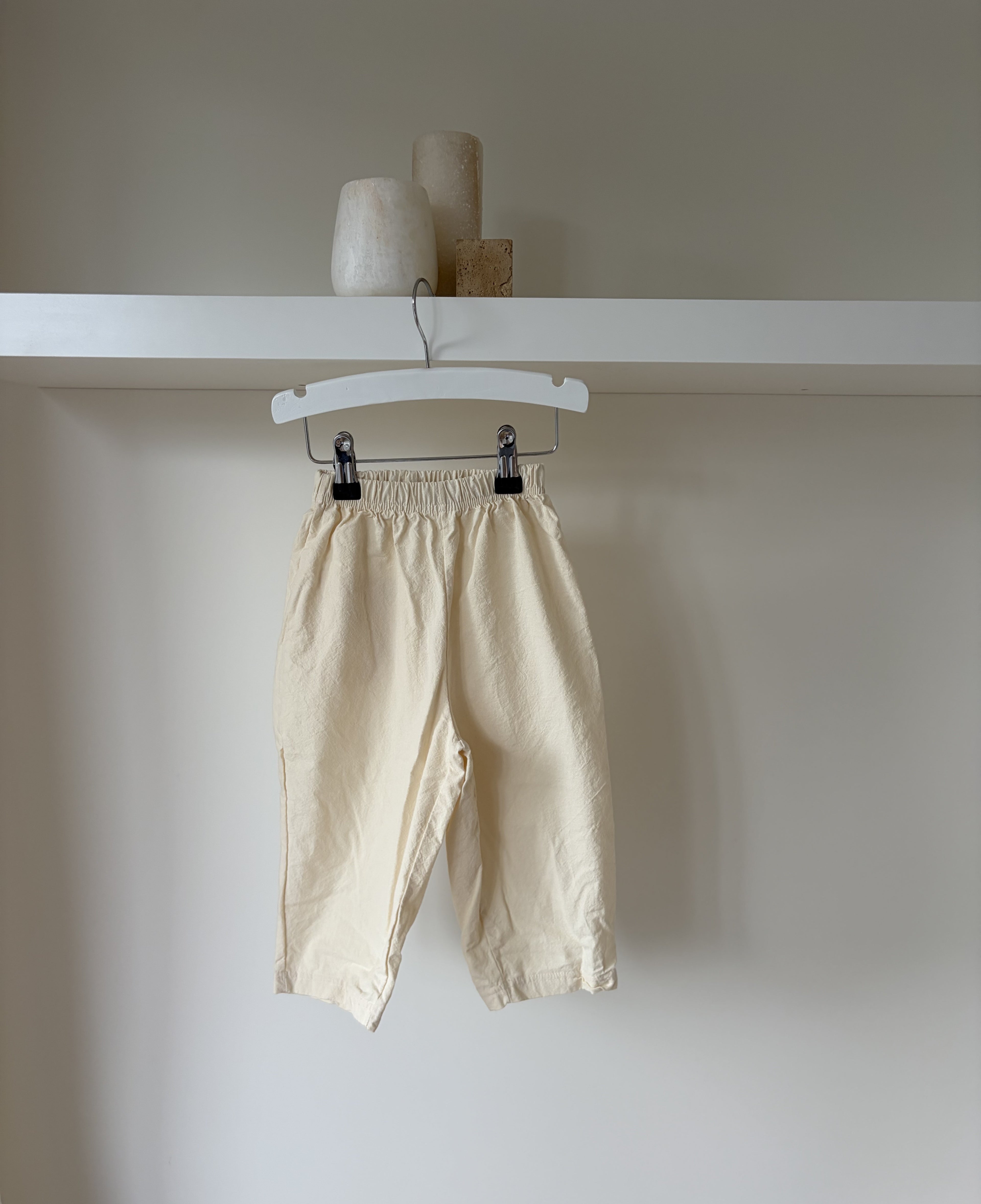 Baggy broek - zachte kleur & relaxte fit