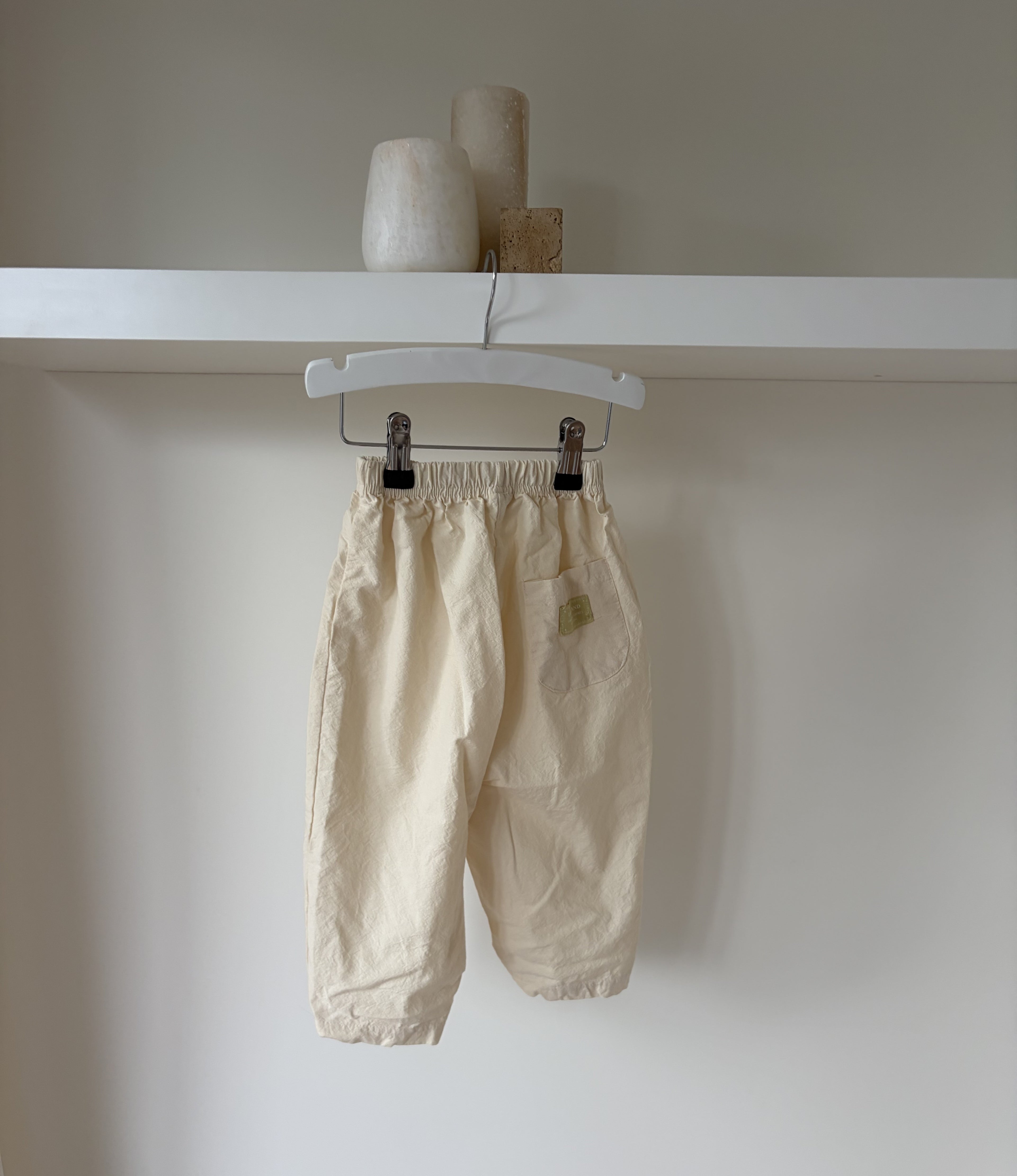 Baggy broek - zachte kleur & relaxte fit