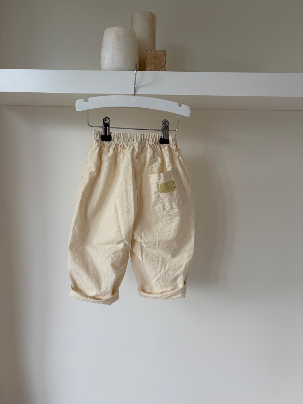 Baggy broek - zachte kleur & relaxte fit