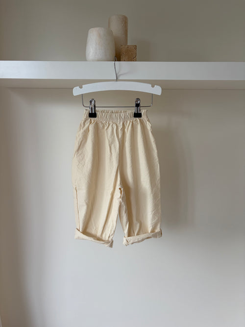Baggy broek - zachte kleur & relaxte fit