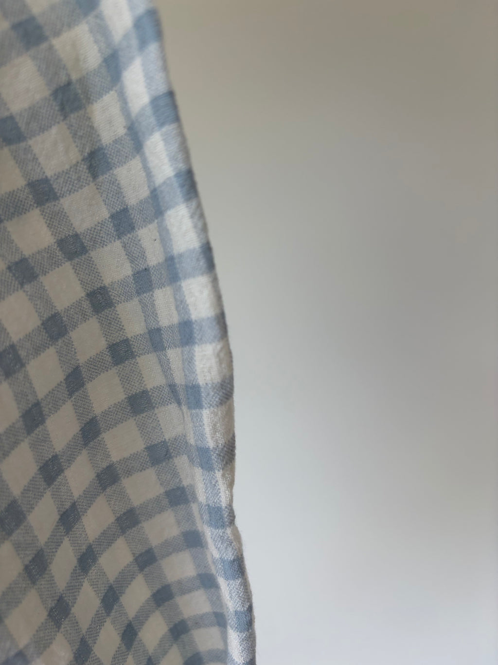 Licht blauwe vichy broek