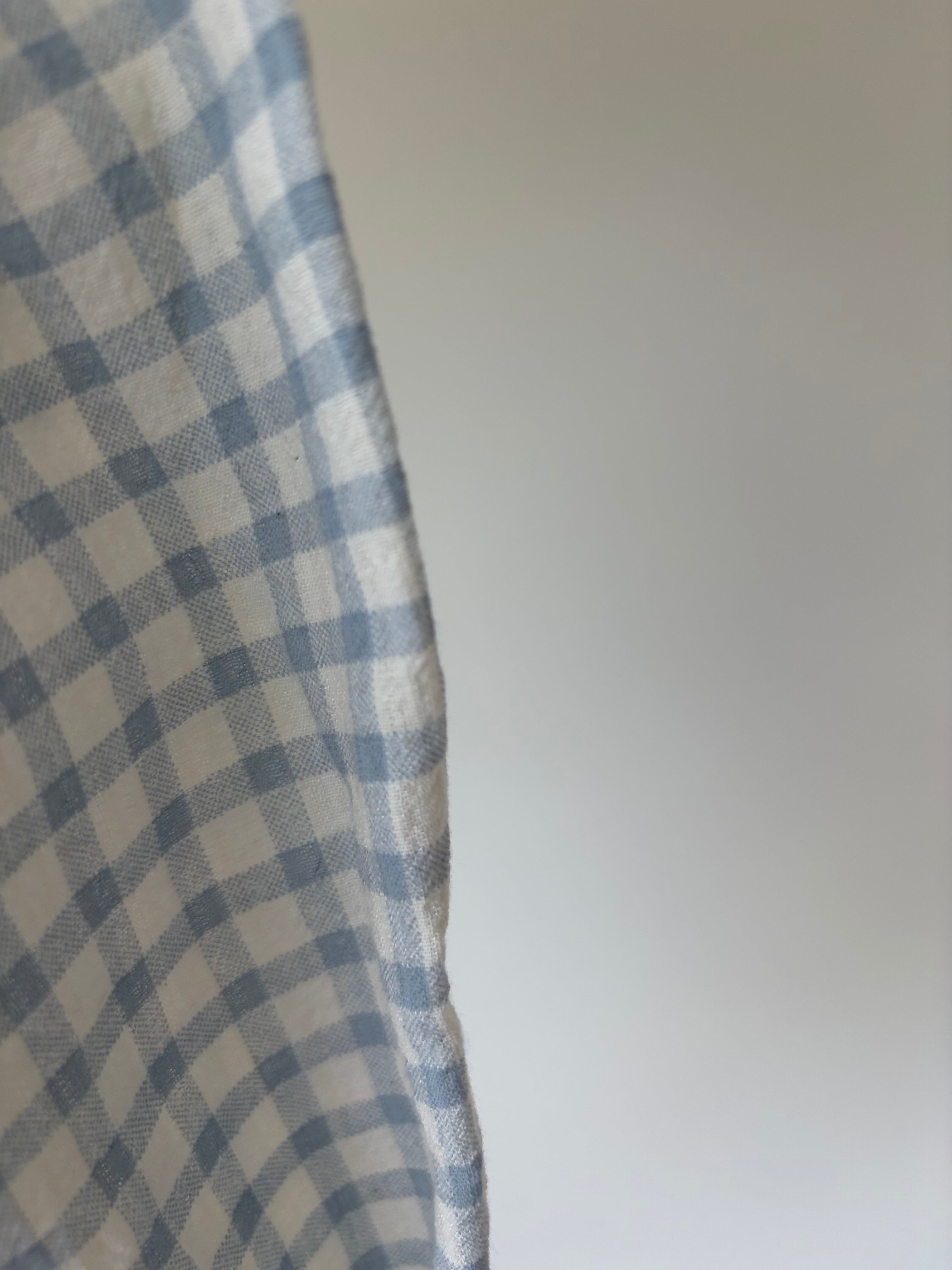 Licht blauwe vichy broek