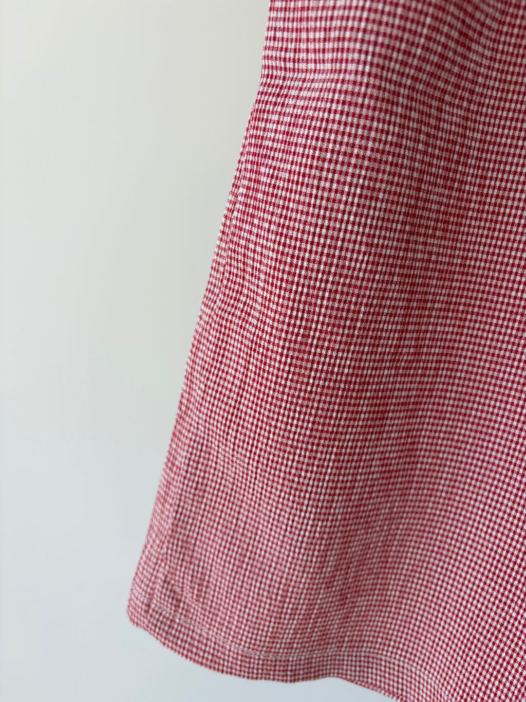 Geruite broek - rood & wit