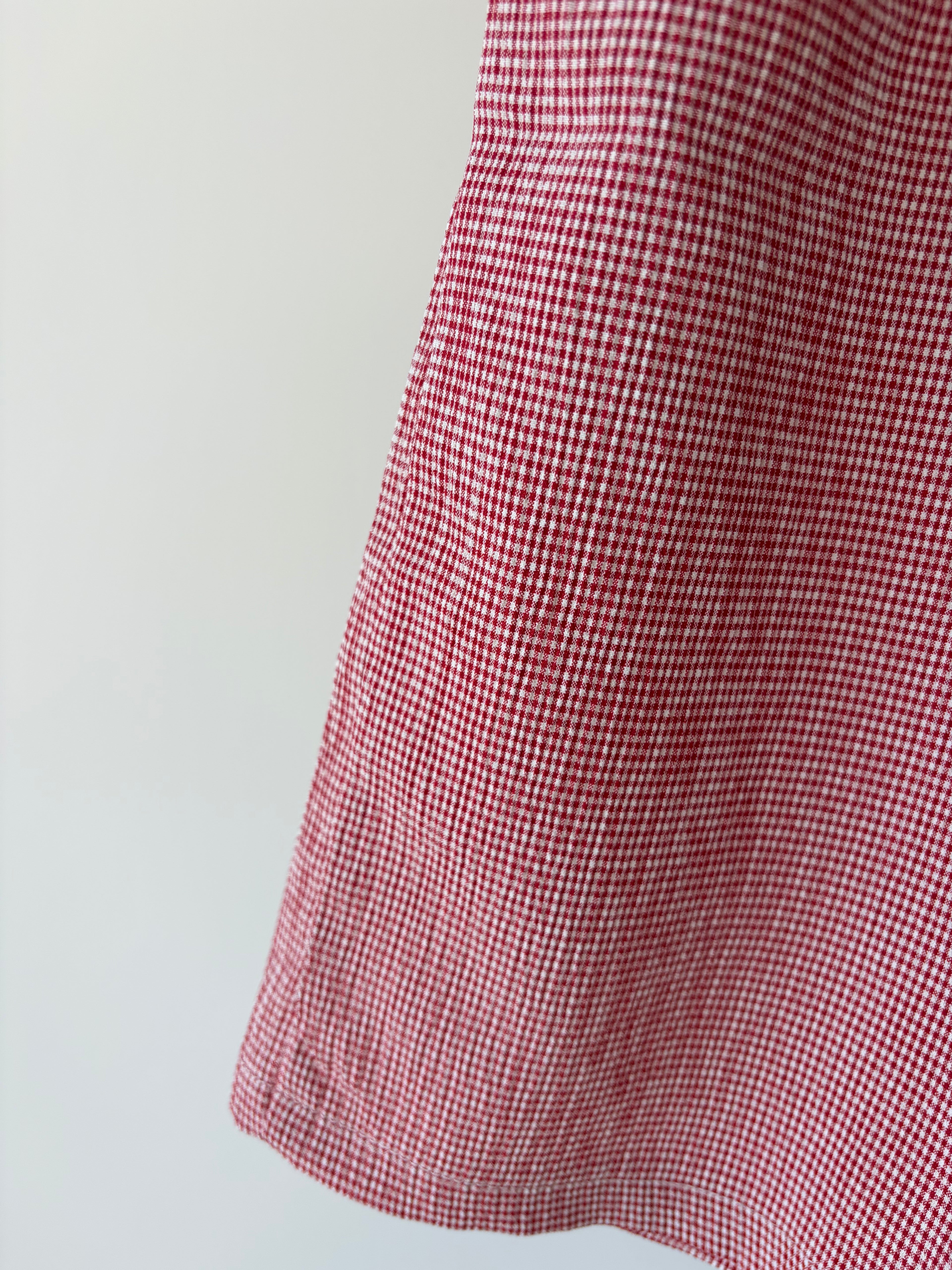 Geruite broek - rood & wit