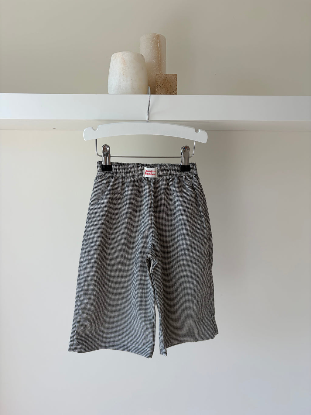 Geruite broek - zwart-wit