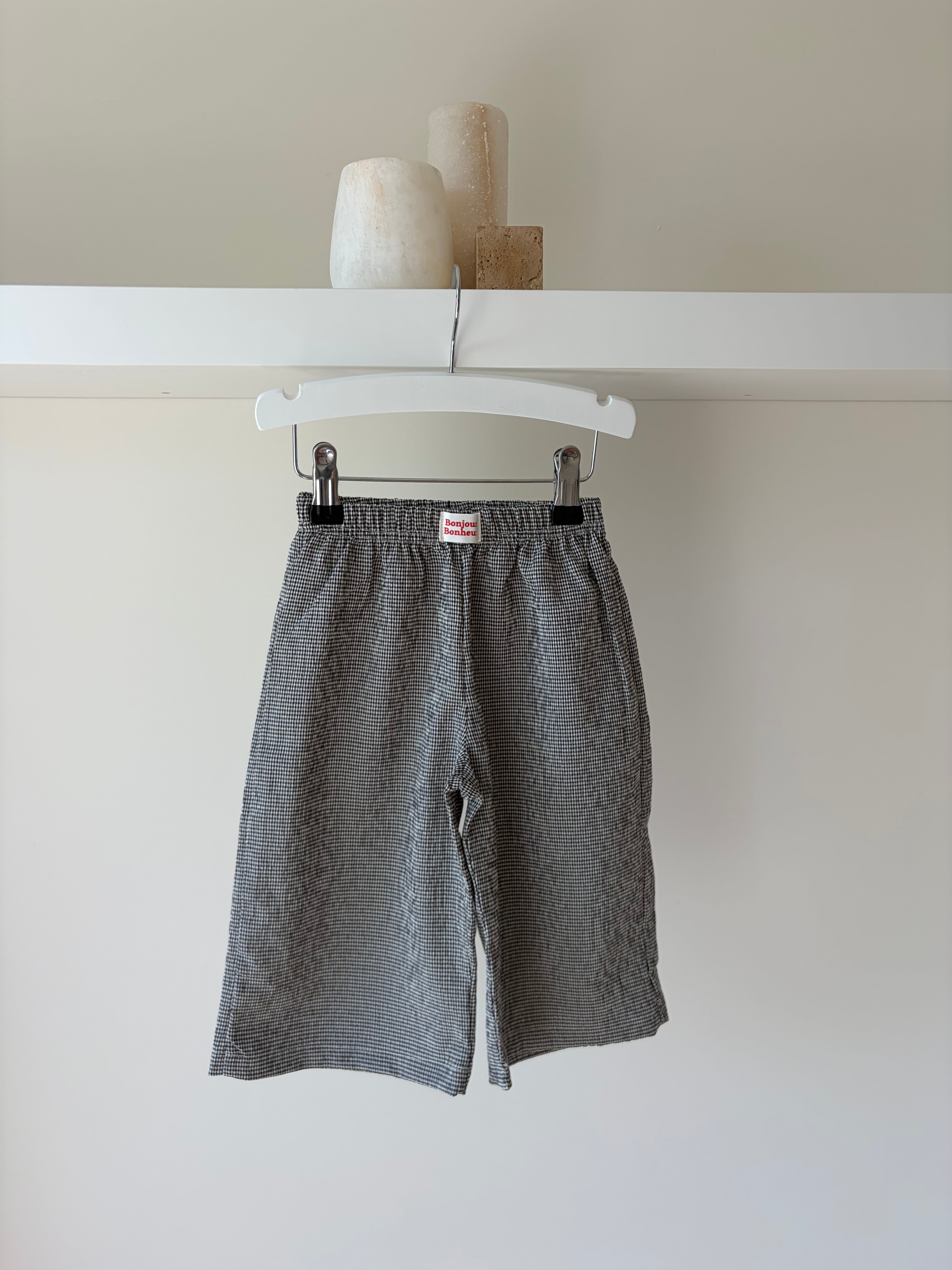 Geruite broek - zwart-wit