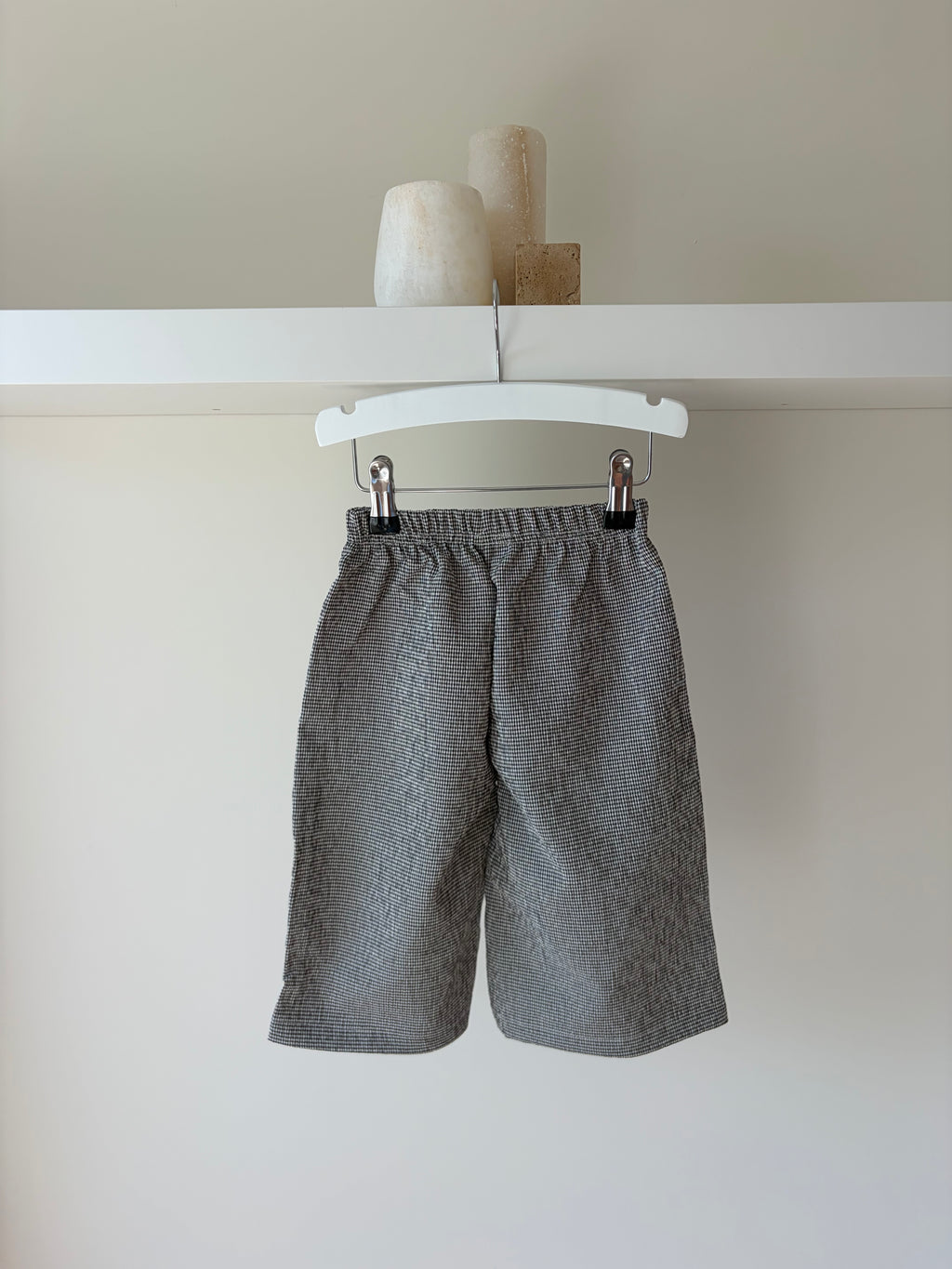 Geruite broek - zwart-wit