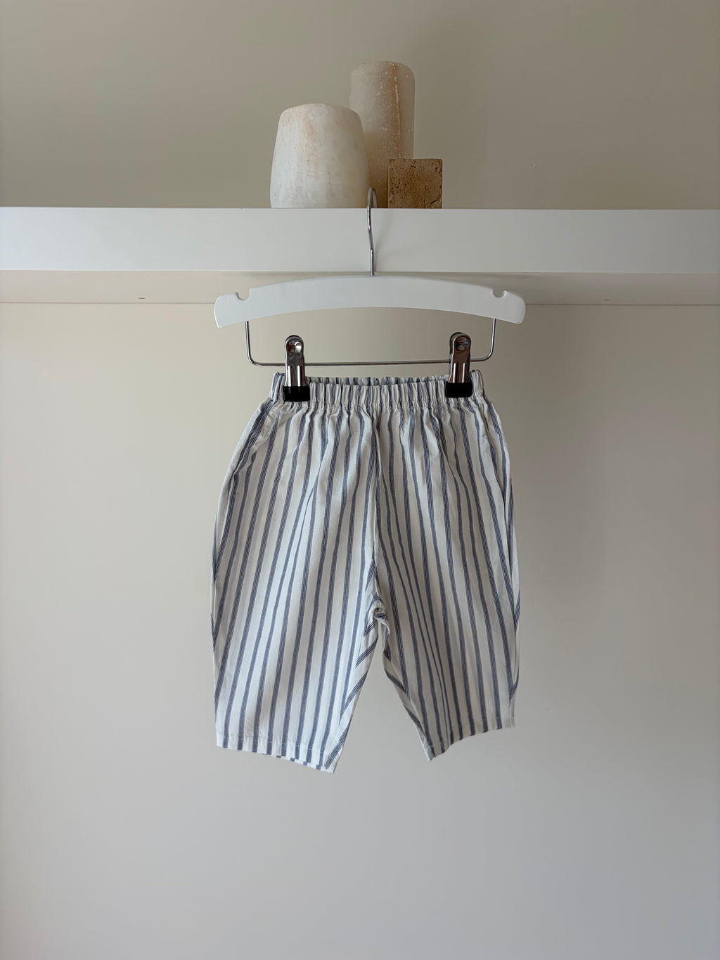 Gestreepte broek - blauw