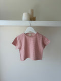 Oversized gestreept tee – rood & wit