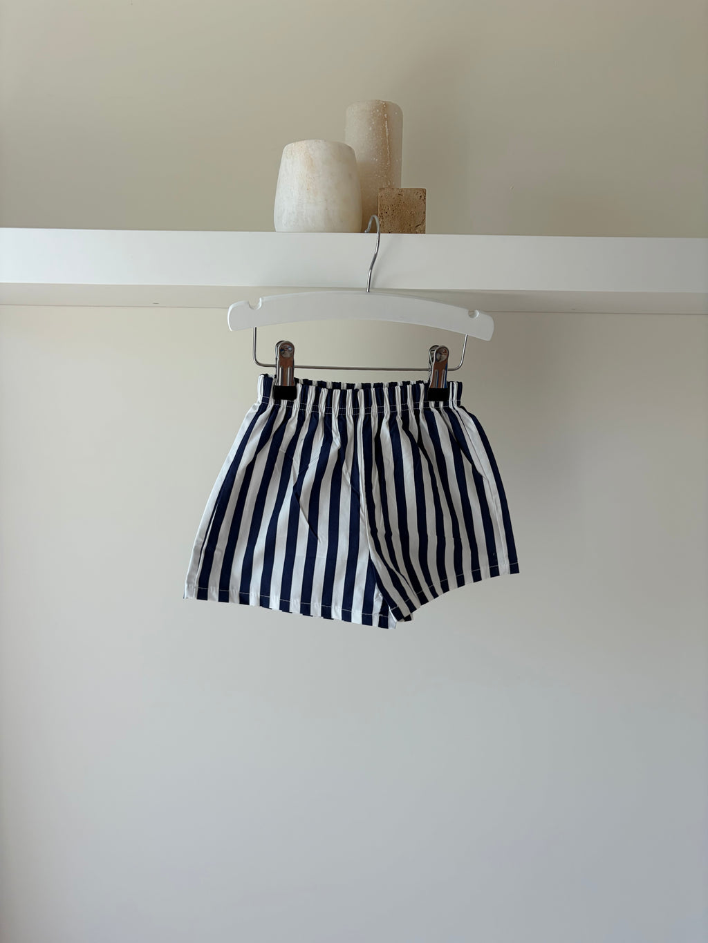 Gestreept broekje - blauw & wit