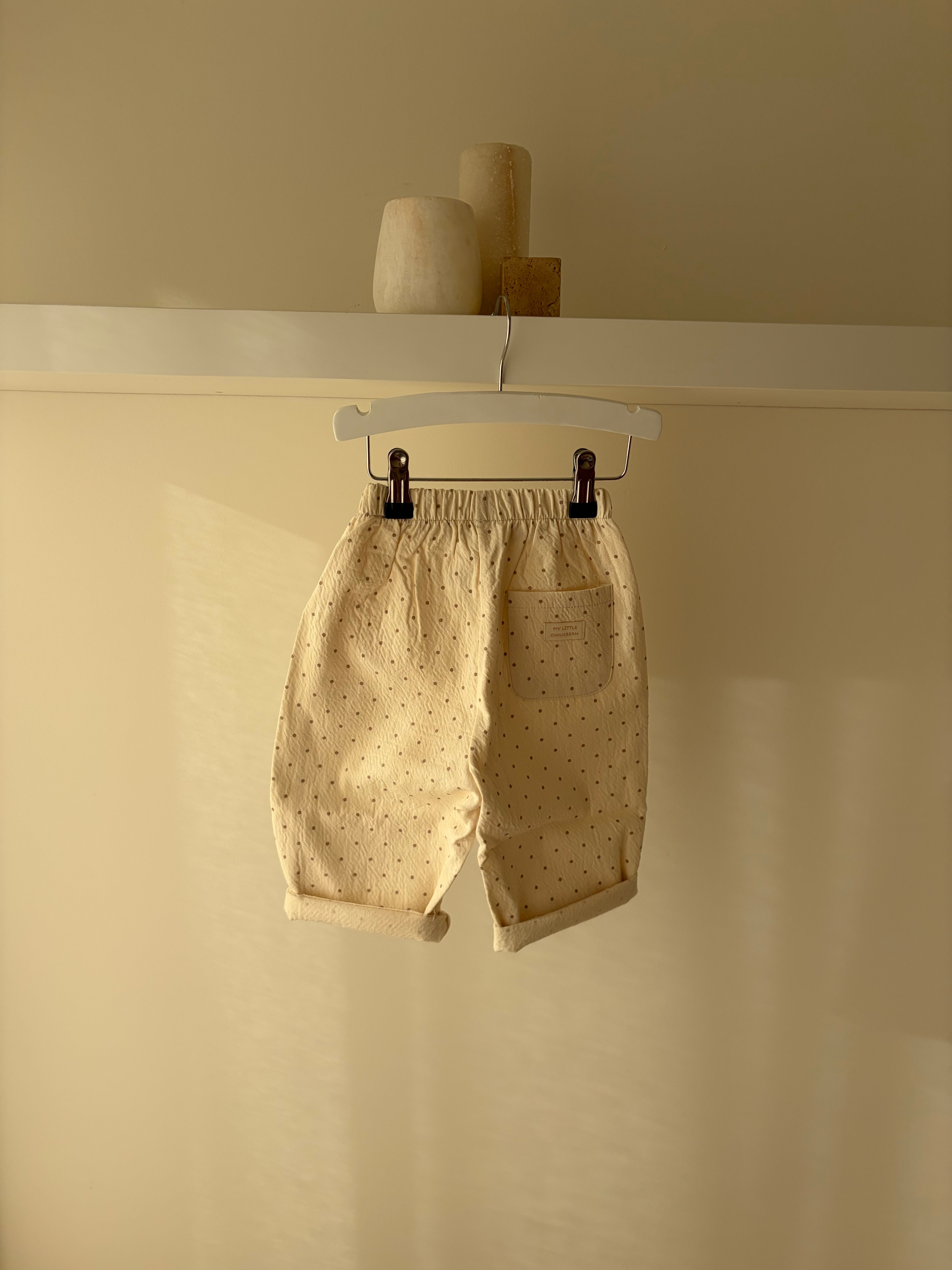 Bolletjes broek - crème