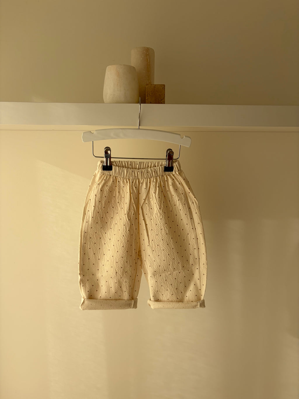 Bolletjes broek - crème