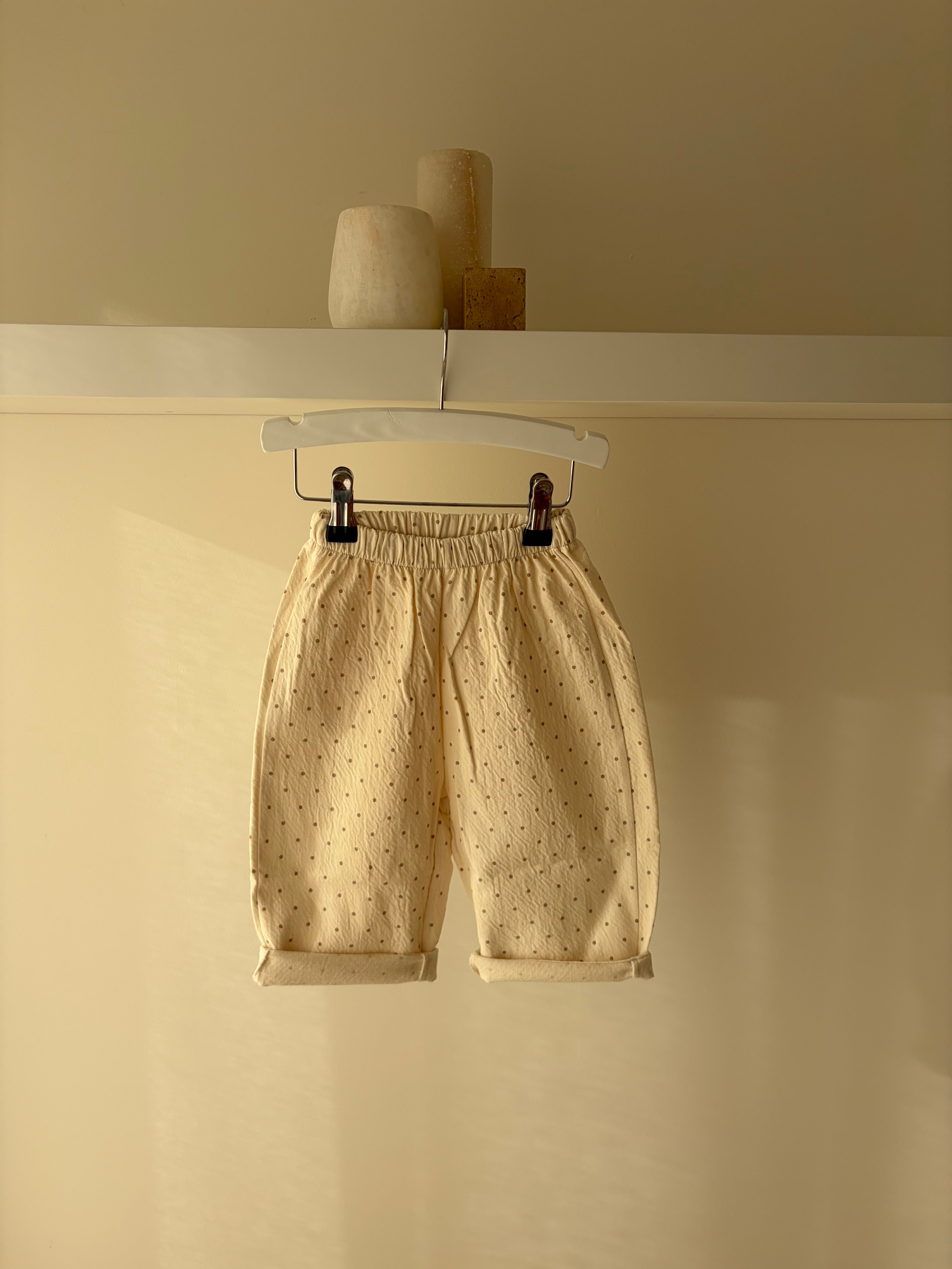 Bolletjes broek - crème