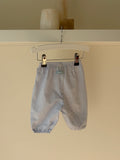 Lichtblauwe vichy broek