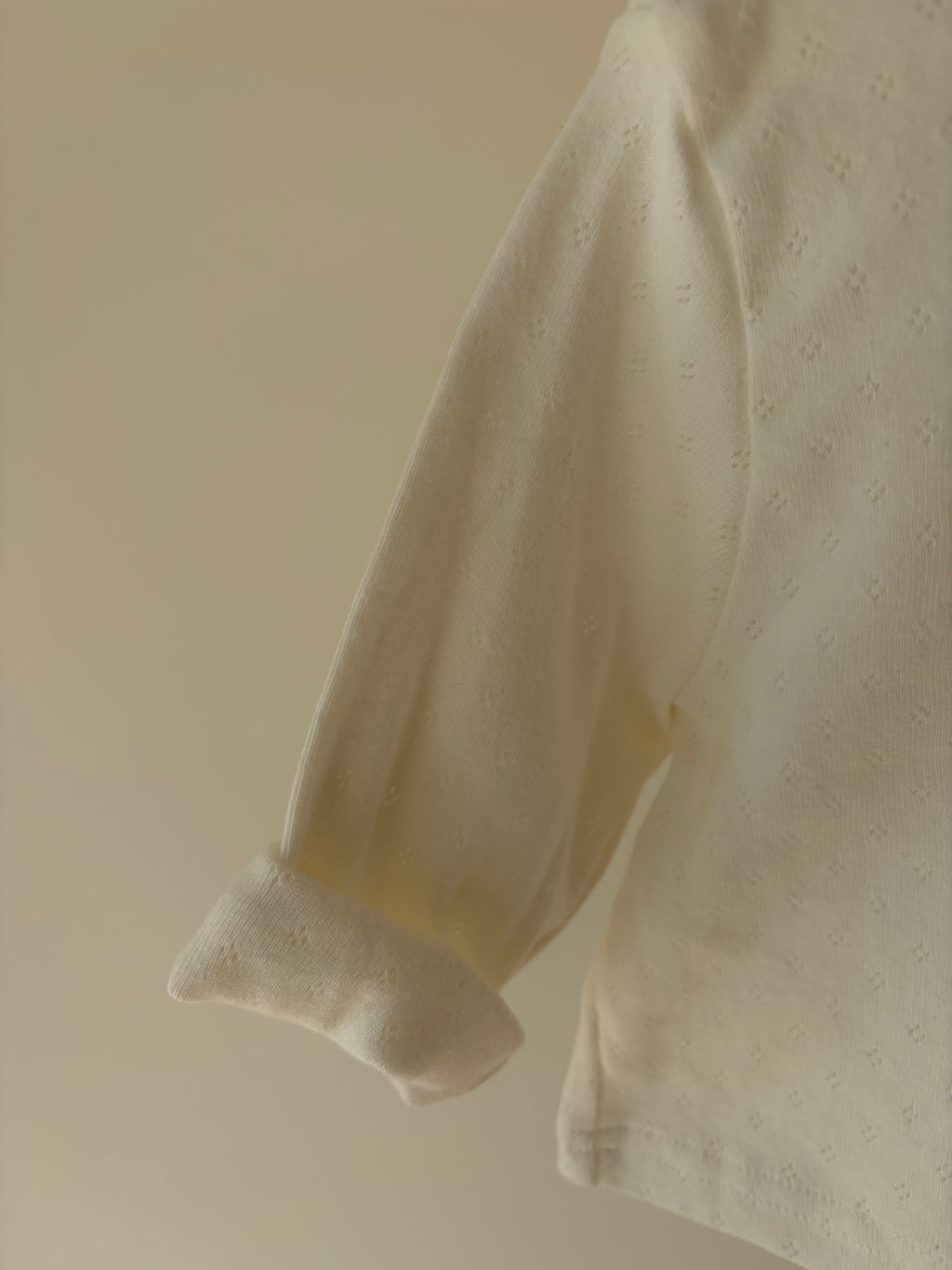 Zacht ivoorkleurig cardigan
