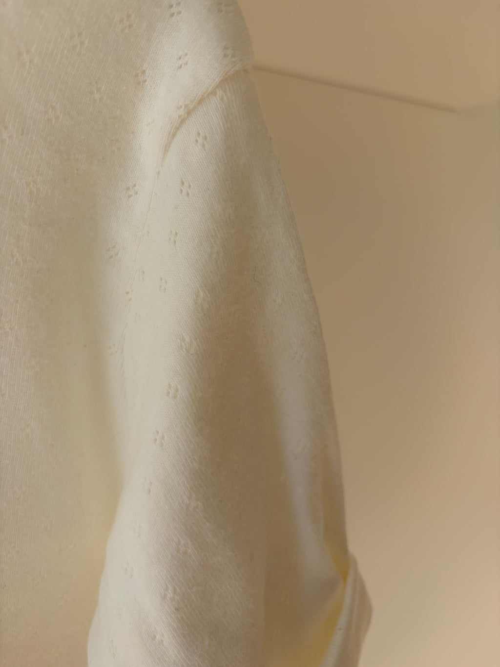 Zacht ivoorkleurig cardigan