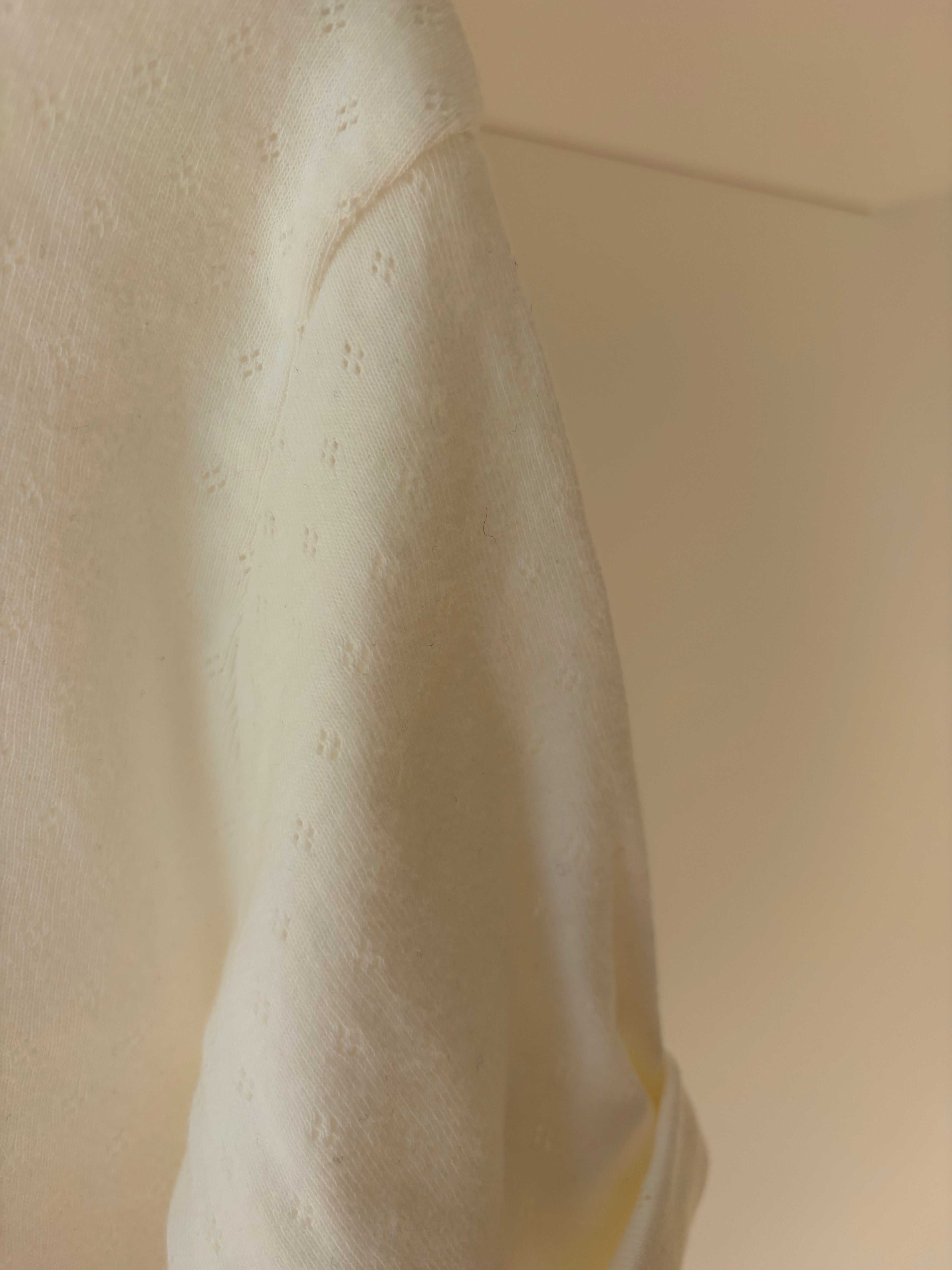 Zacht ivoorkleurig cardigan