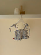Chique gestreepte top met lintjes