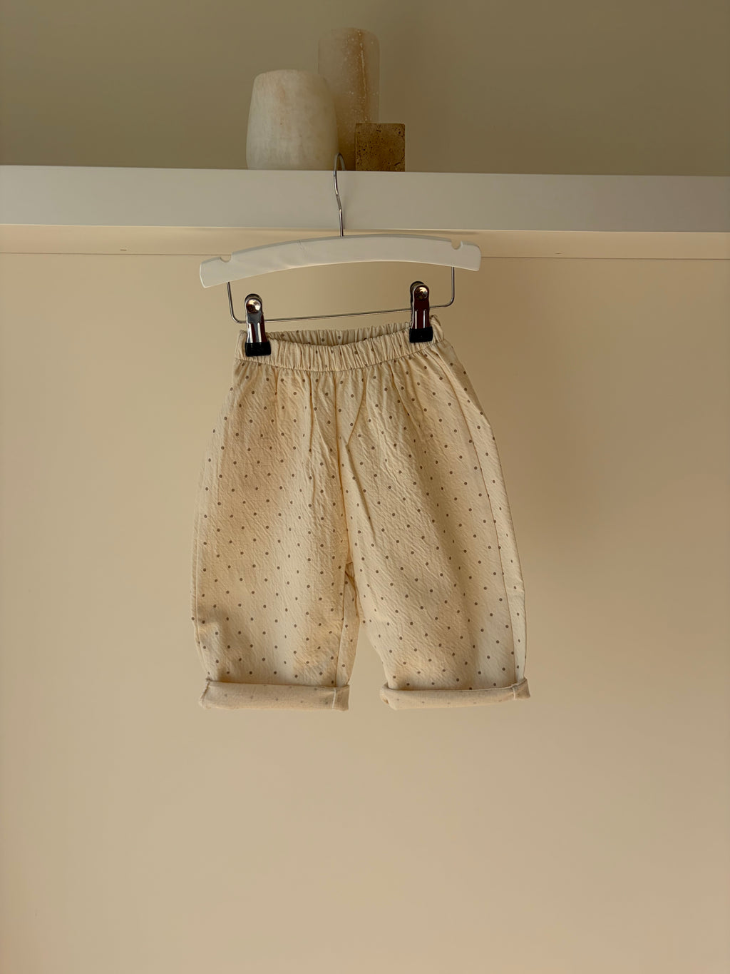 Bolletjes broek - crème