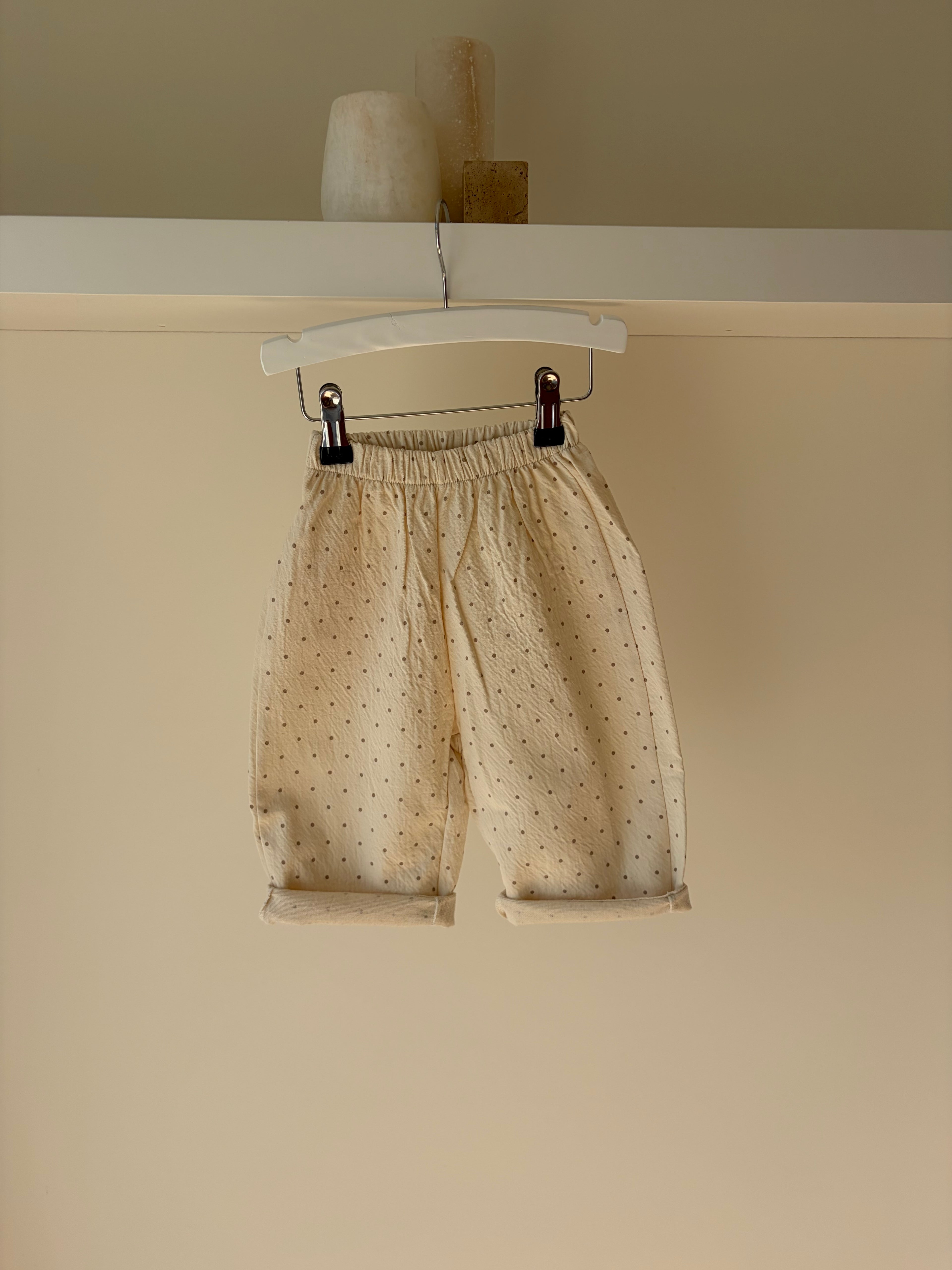 Bolletjes broek - crème