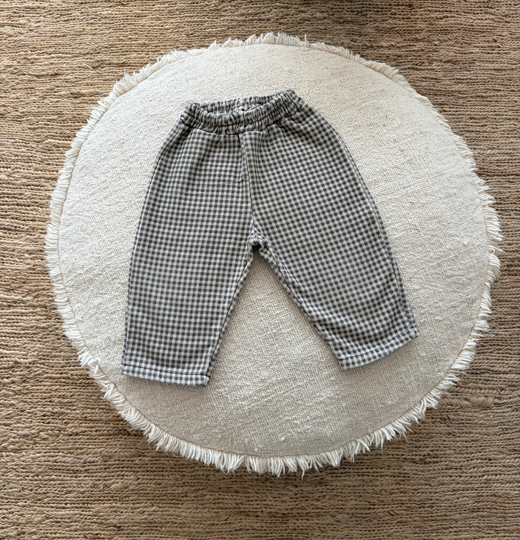 Check fleece pants