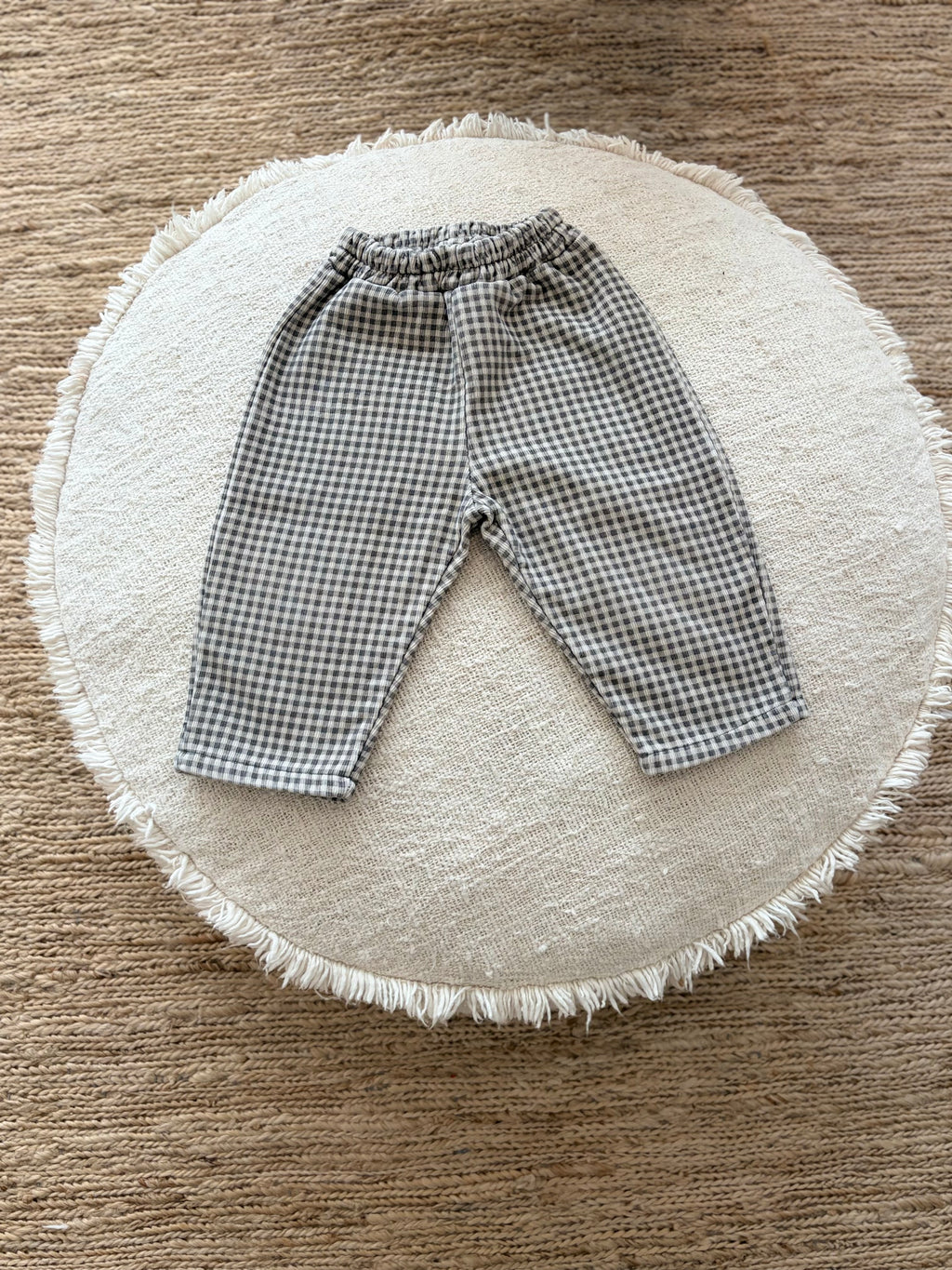 Check fleece pants