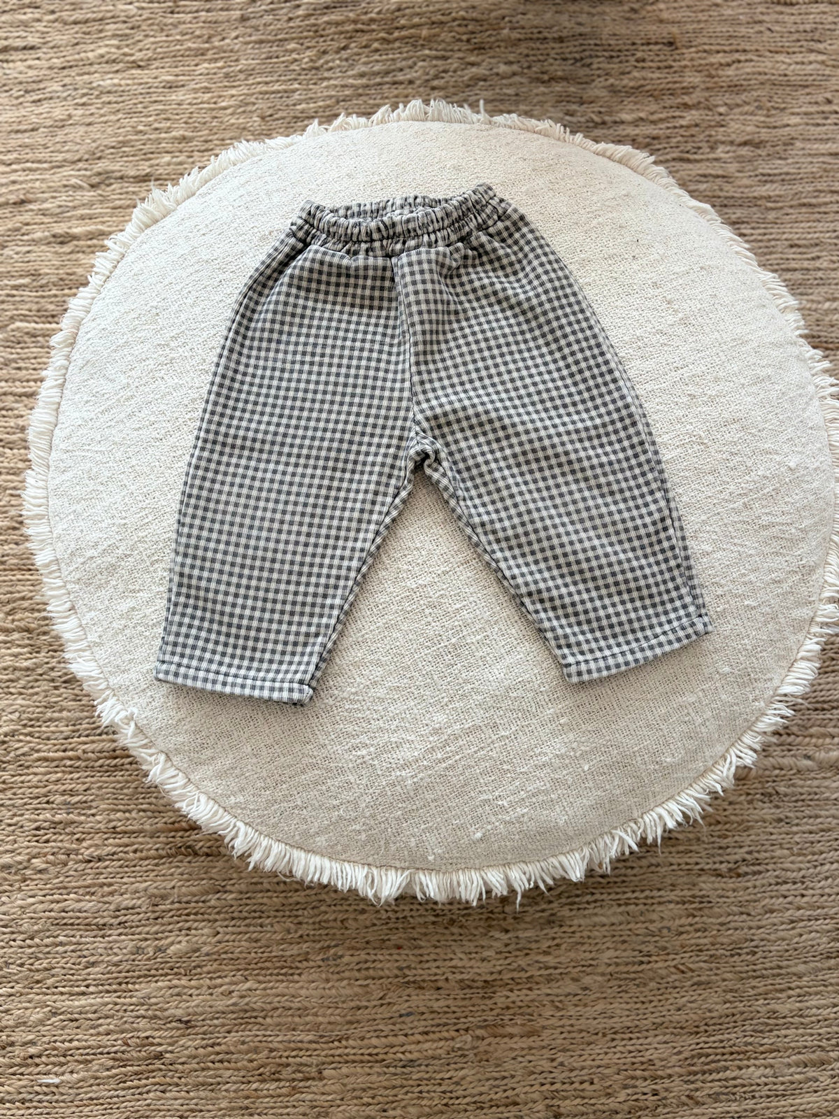 Check fleece pants