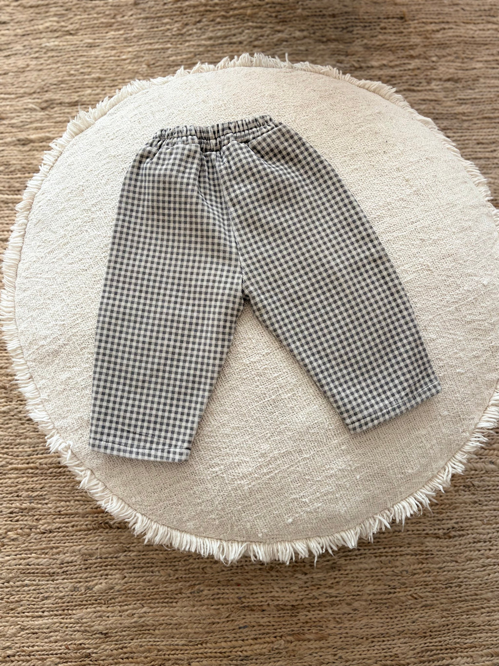 Check fleece pants