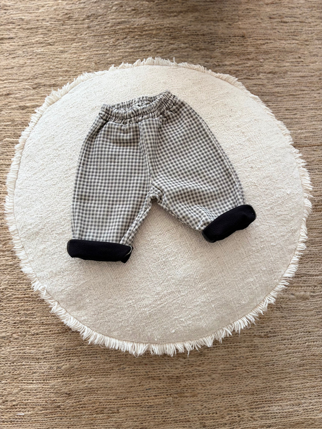 Check fleece pants