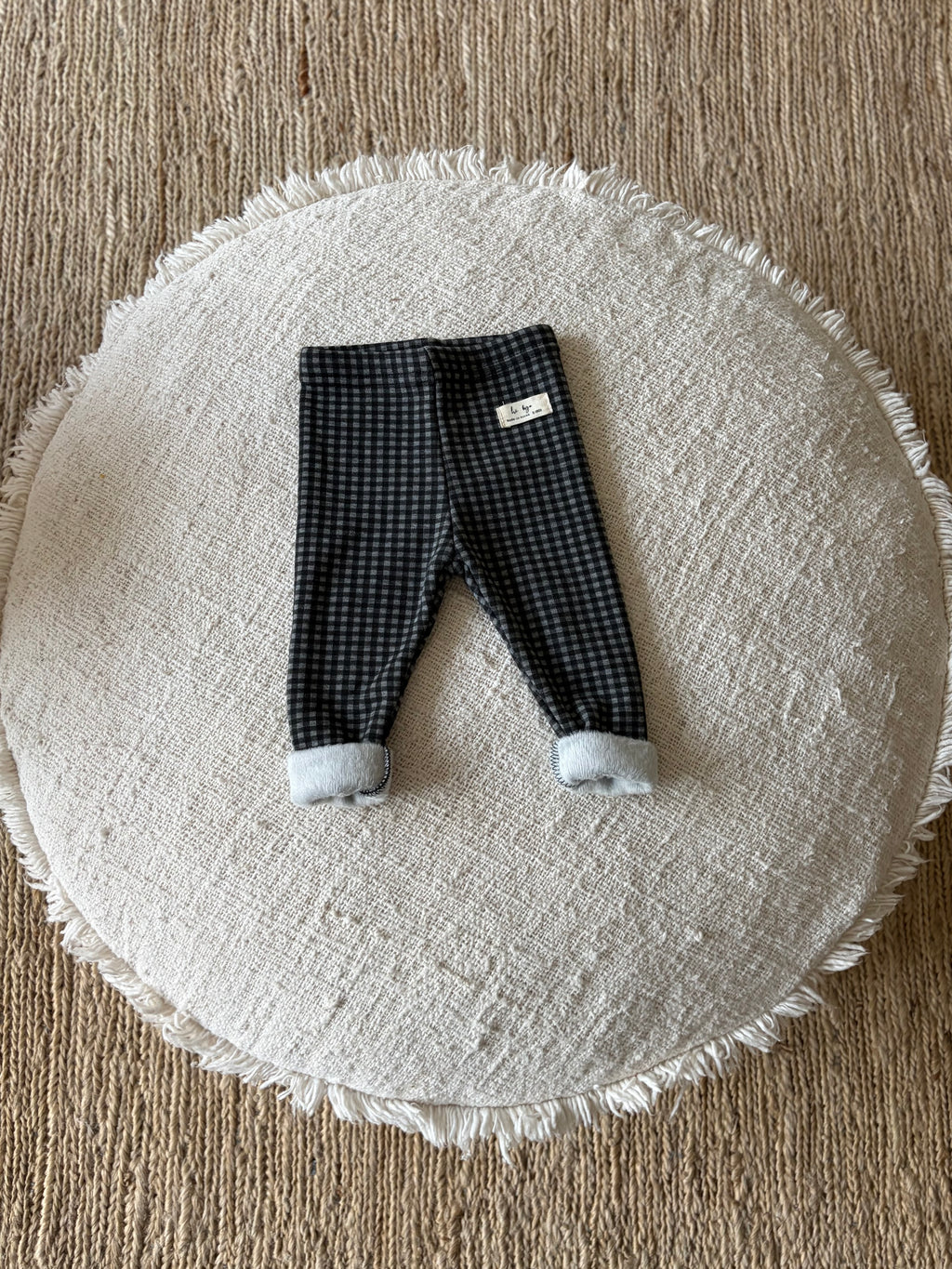 Bébé fleece check pants