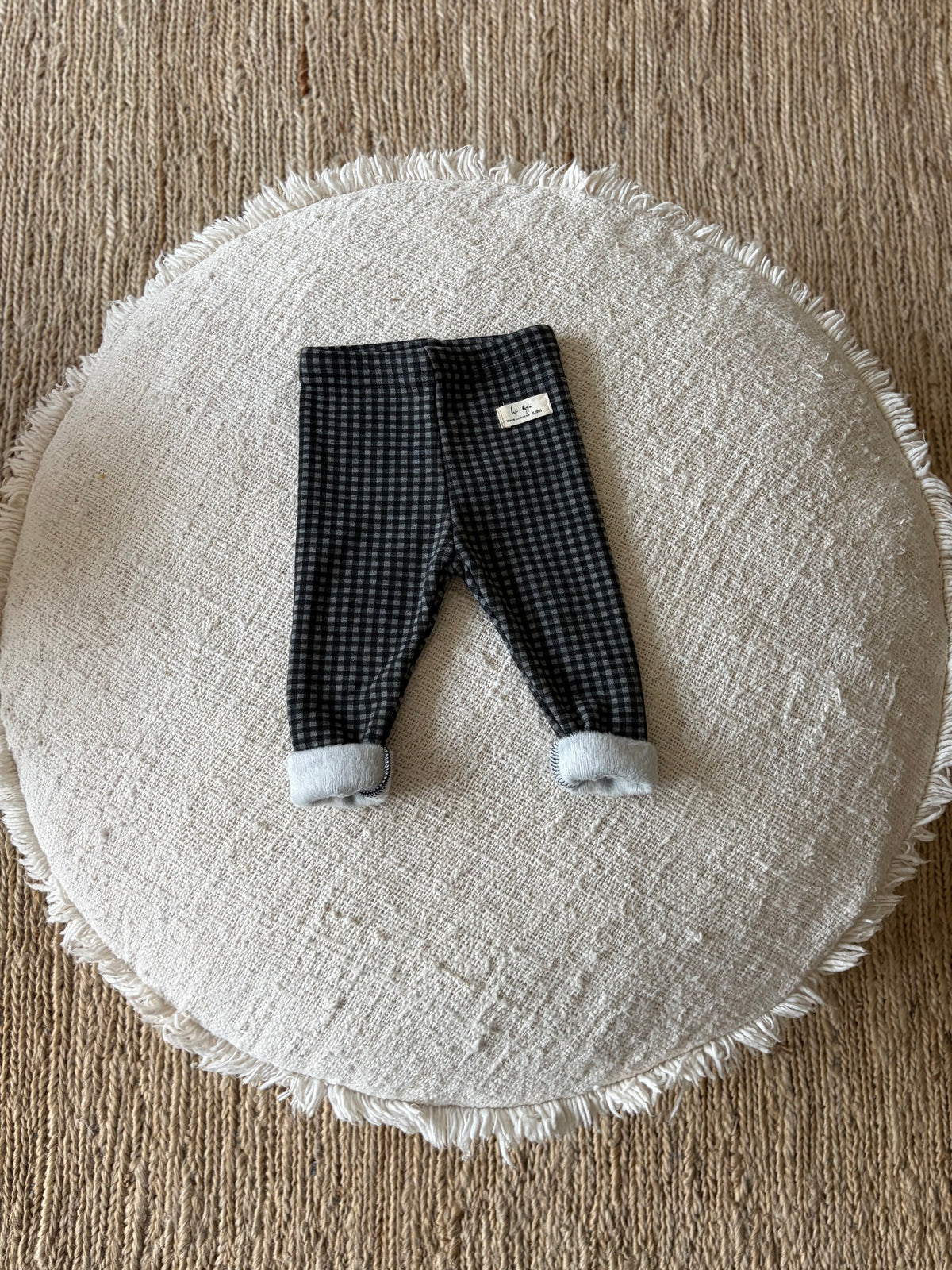 Bébé fleece check pants