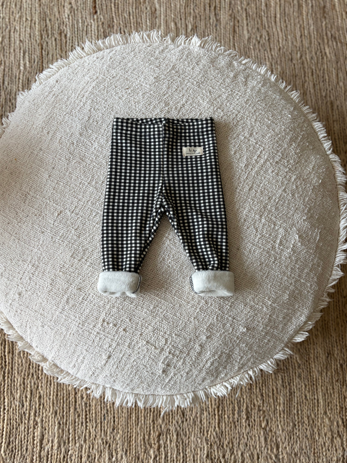 Bébé fleece check pants