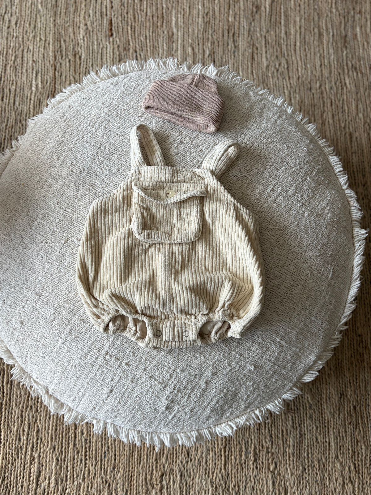 Baby corduroy romper