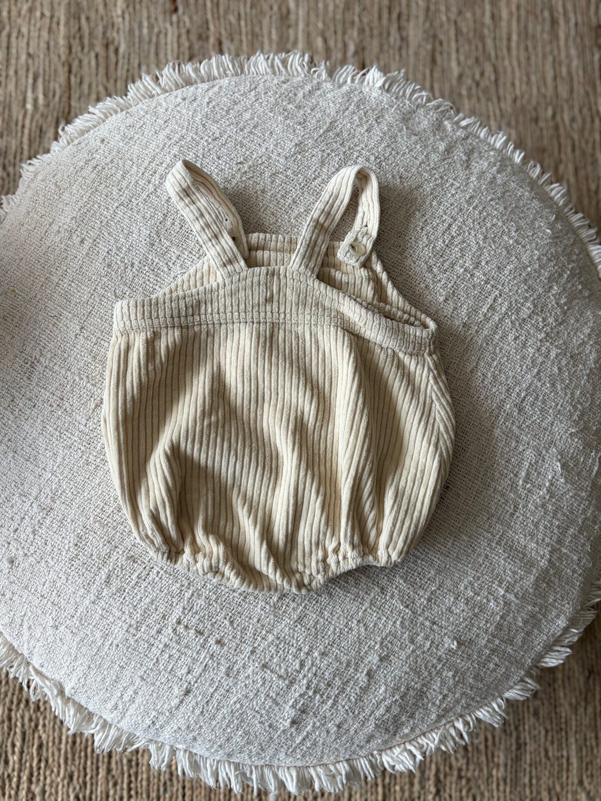 Baby corduroy romper