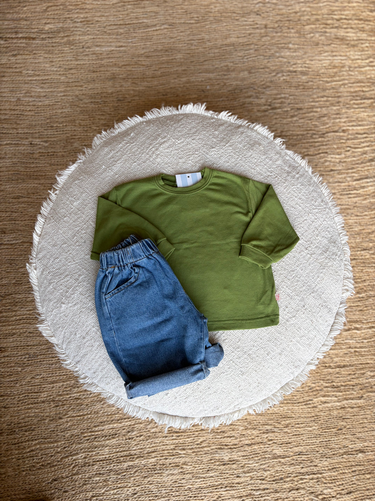 Green baby longsleeve