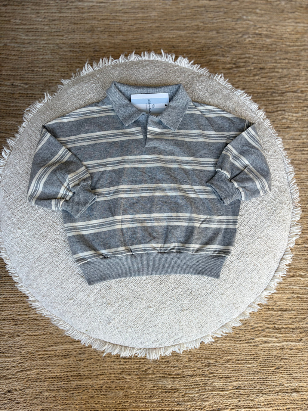 Polo sweater grey