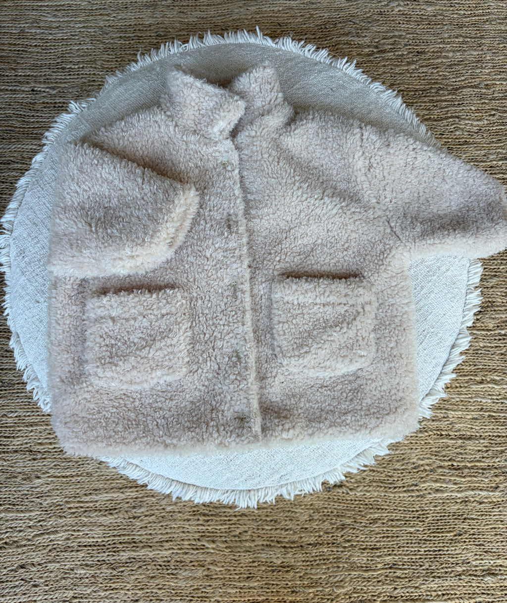 Oversize teddy coat