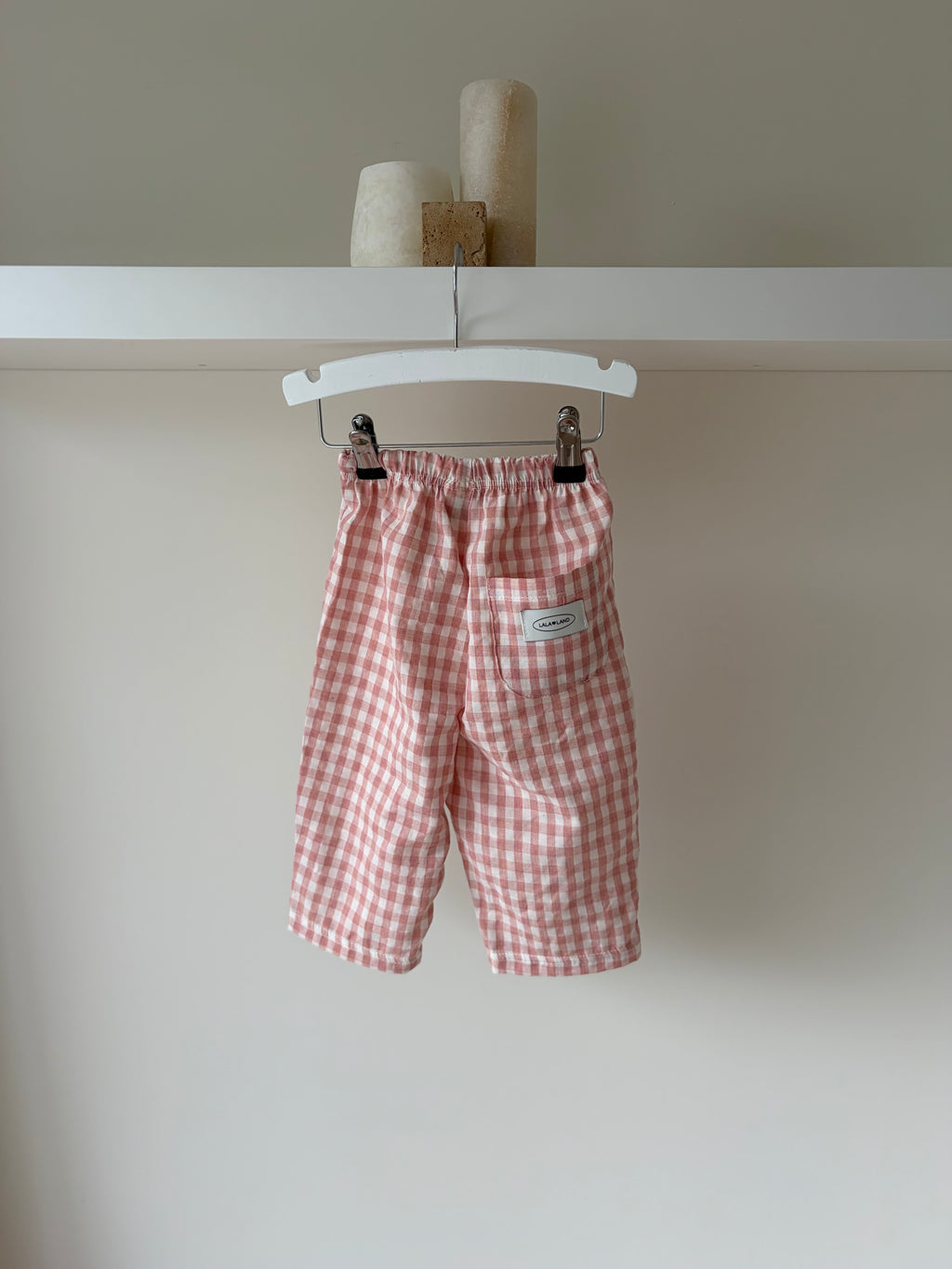 Camille geruite baby broek