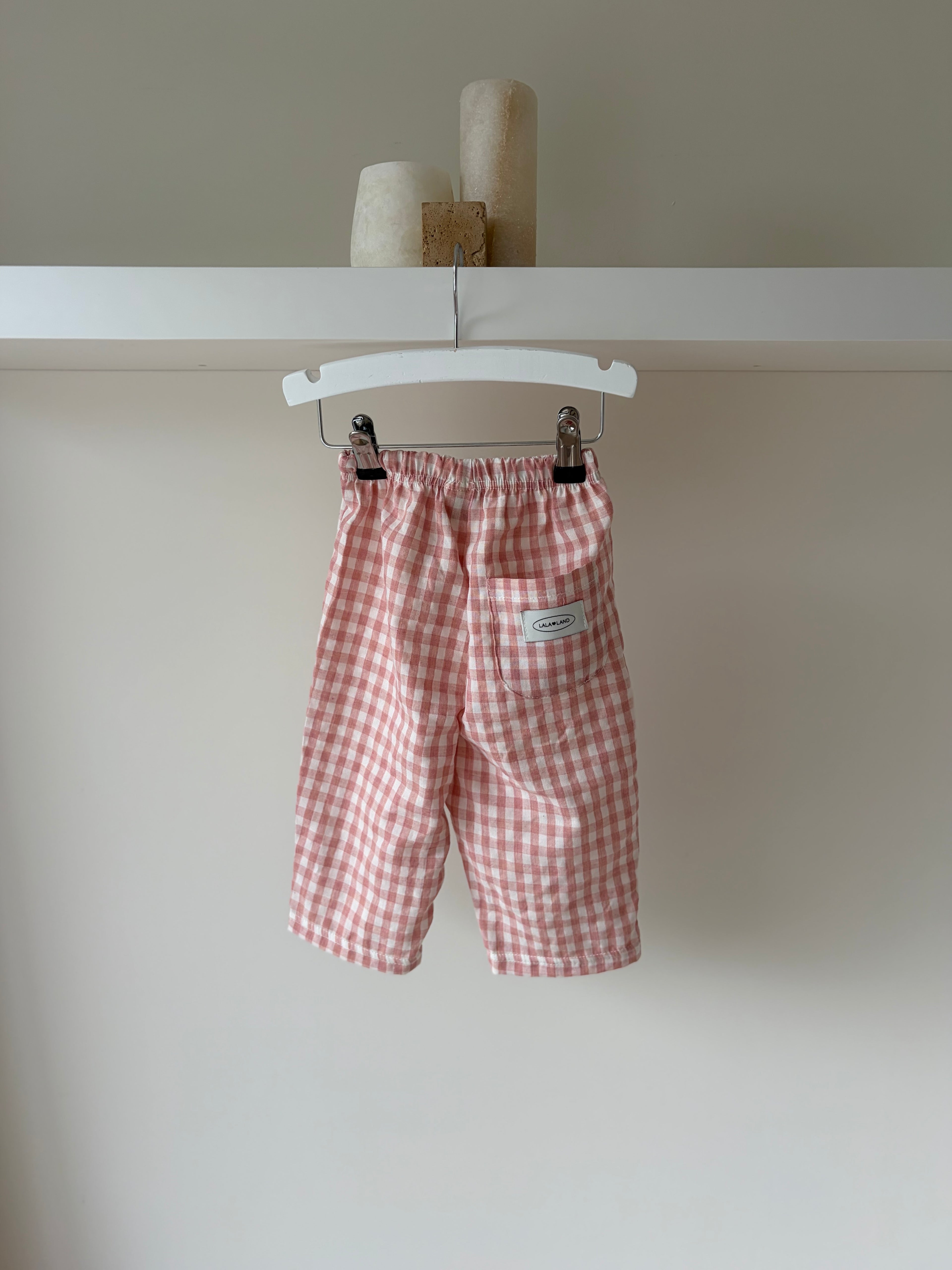 Camille geruite baby broek