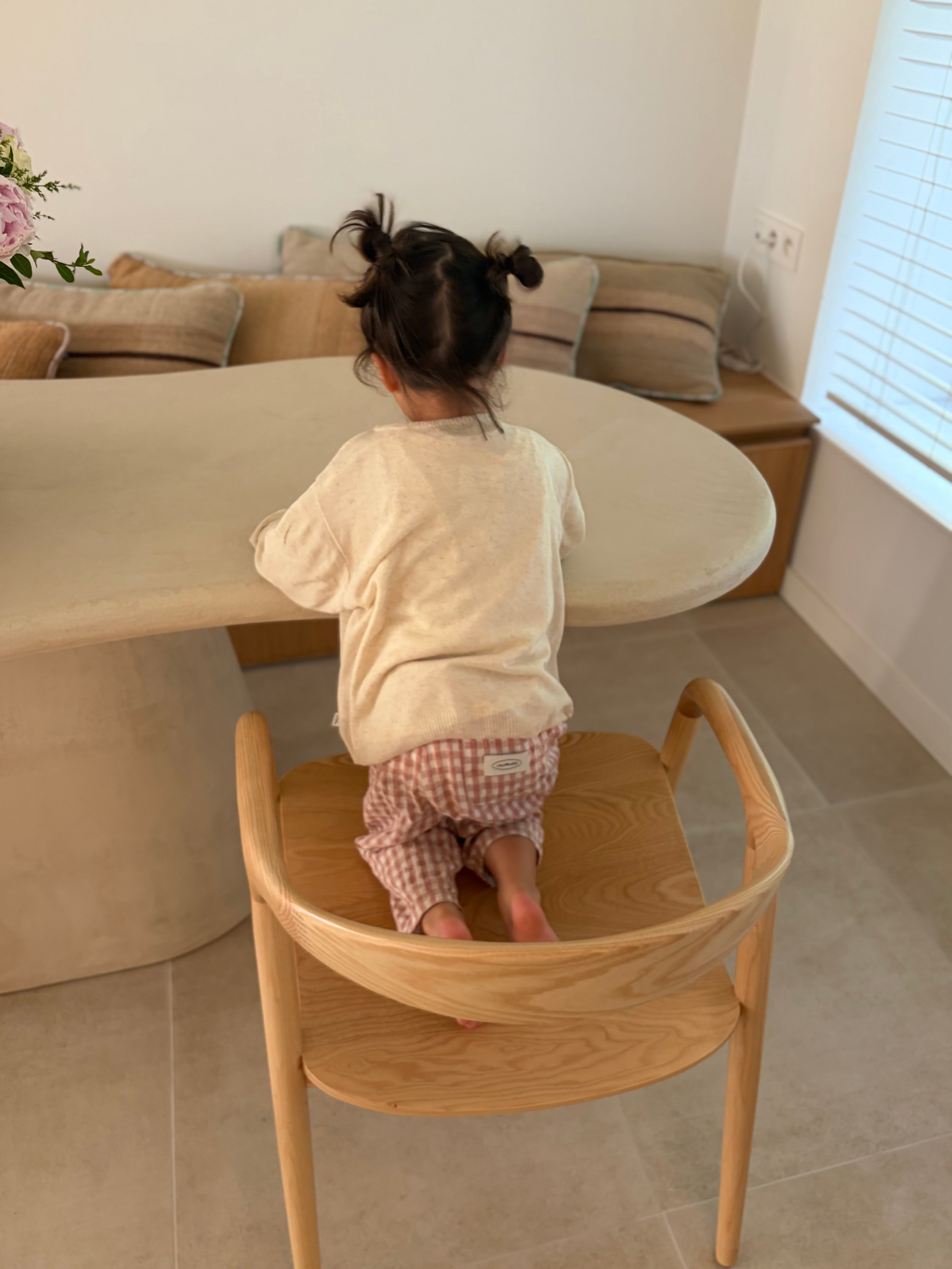 Camille geruite baby broek